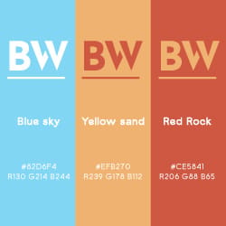 colour swatch for company branding